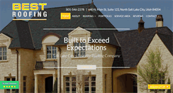 Desktop Screenshot of bestroofinginutah.com